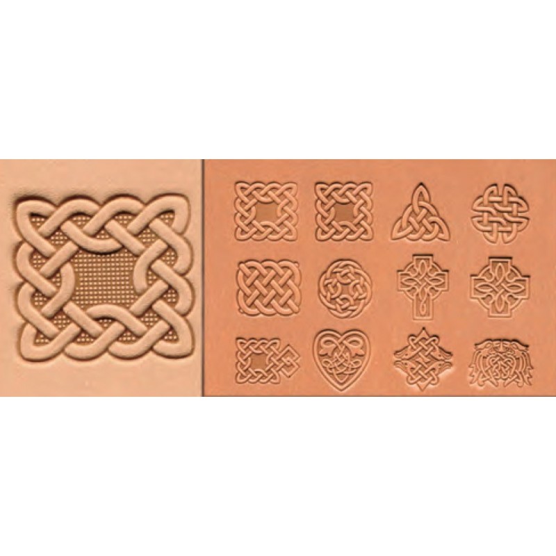 4158 Punsseli 3D Kelttiläinen punoskuviosarja 12 kpl