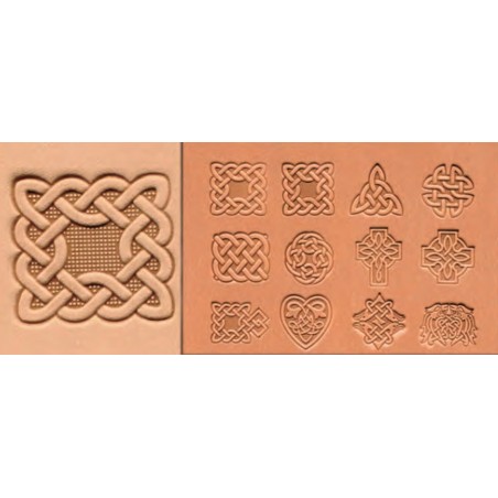 4158 Punsseli 3D Kelttiläinen punoskuviosarja 12 kpl
