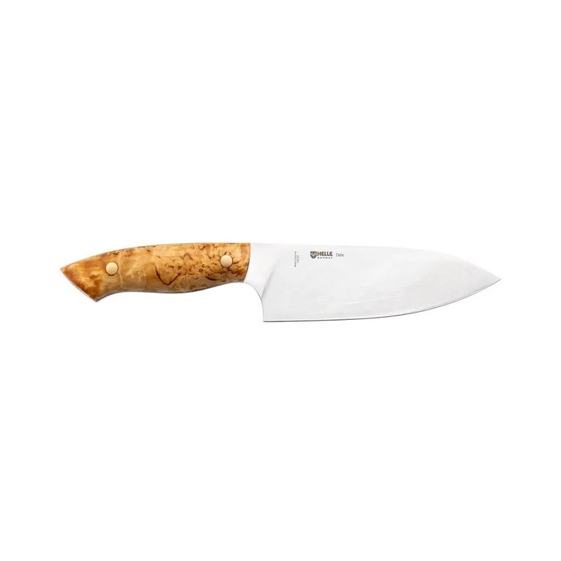 Helle Dele Chef Knife 800 lahjapakkauksessa