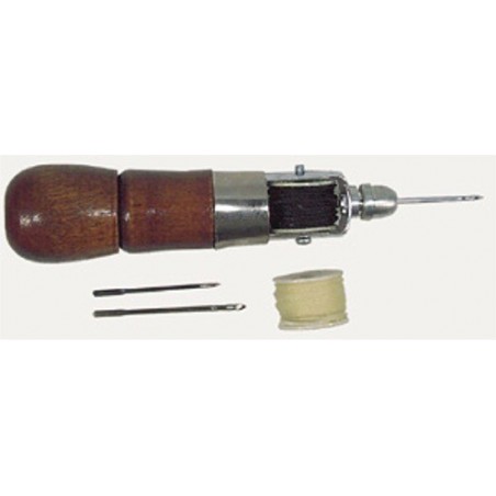 Kasinompelukone nahan ompelemiseen.