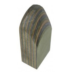 Puukon kahva koivuviilu vihreä, ruskea, musta - Puukot.fi