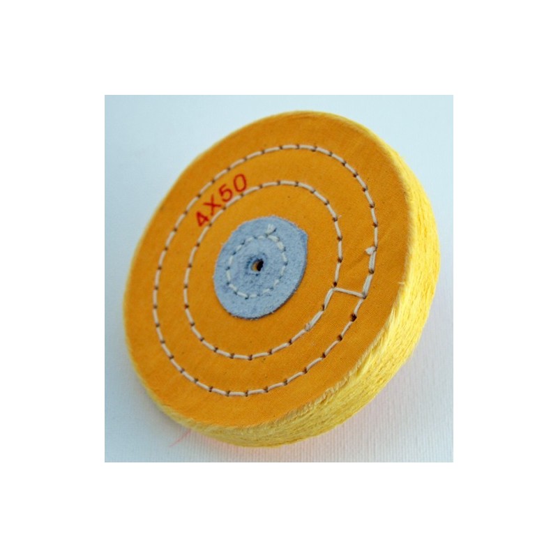 Kiillotuslaikka 100 x 15 mm keltainen, rättilaikka, hiomalaikka - Puukot.fi