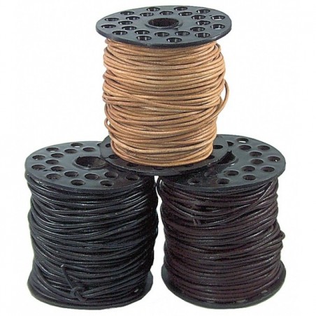 2311 Nahkalanka 2 mm x 45,7 m Musta