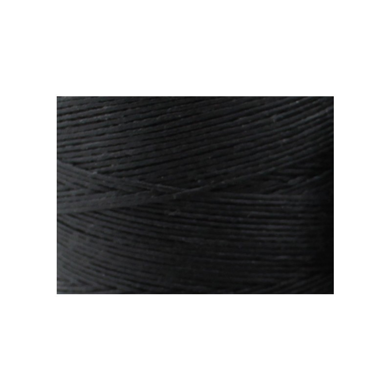 Vahakäsitelty ompelulanka musta