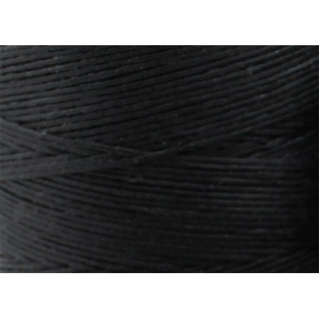 Vahakäsitelty ompelulanka musta