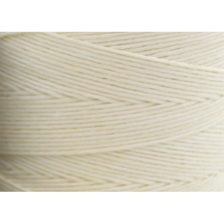 Vahakäsitelty ompelulanka luonnonvalkoinen