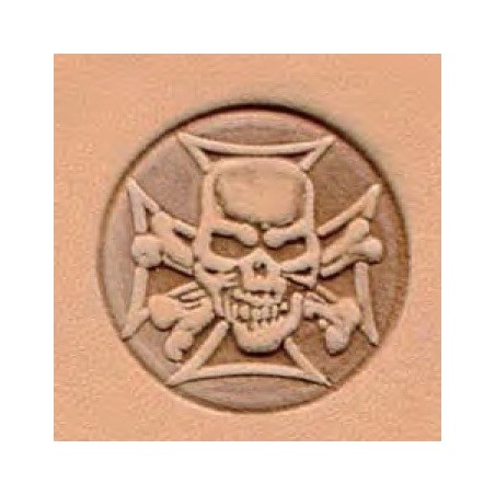 4123 Punsseli 3D Pääkalloristi 8555