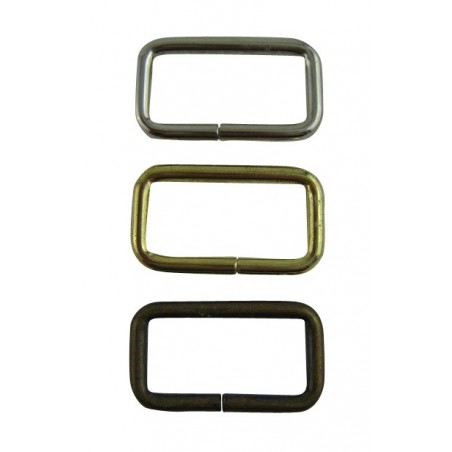 2530 Metallirengas Suorakaide 25,3 x 14,4 x  2,4 mm Nikkeli 5  kpl