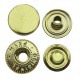2508_G Neppari 10,5 mm Gold-Messinki 10 kpl