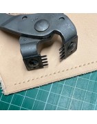 Naskali - Nauhakone - reikähaarukkapihdit - merkkausrissa - nahkahoylä